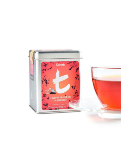 Thé noir de Ceylan à la mandarine infusé en sachets