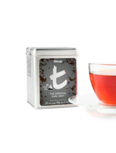 Thé noir de Ceylan earl grey infusé en sachets