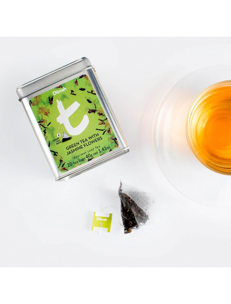Thé vert de Chine au Jasmin sachets Thé vert de Chine au Jasmin sachets