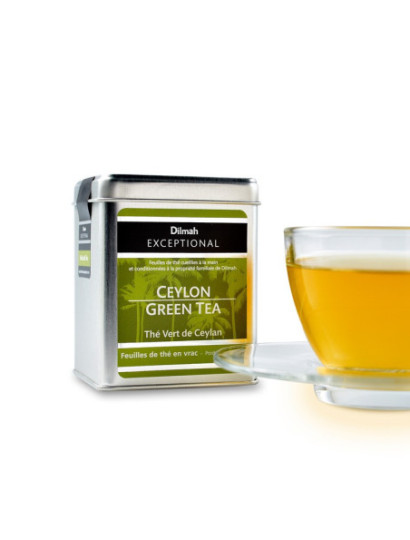 Thé vert de Ceylan en vrac infusé