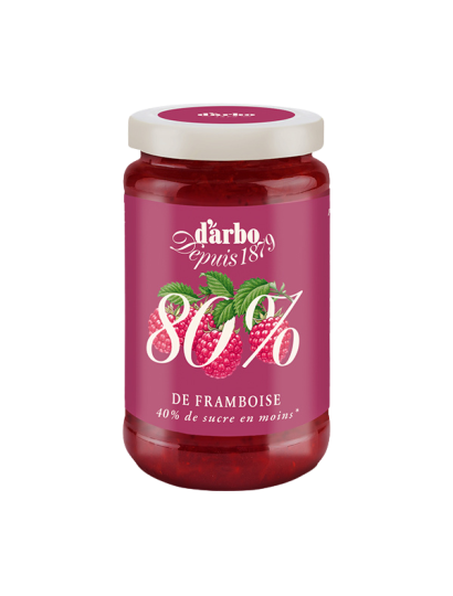 Préparation à la framboise 80% de fruit Darbo