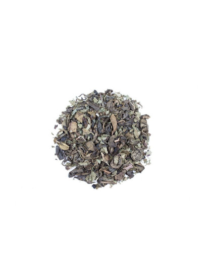 Thé vert de Ceylan à la menthe poivrée en sachets feuilles de thé