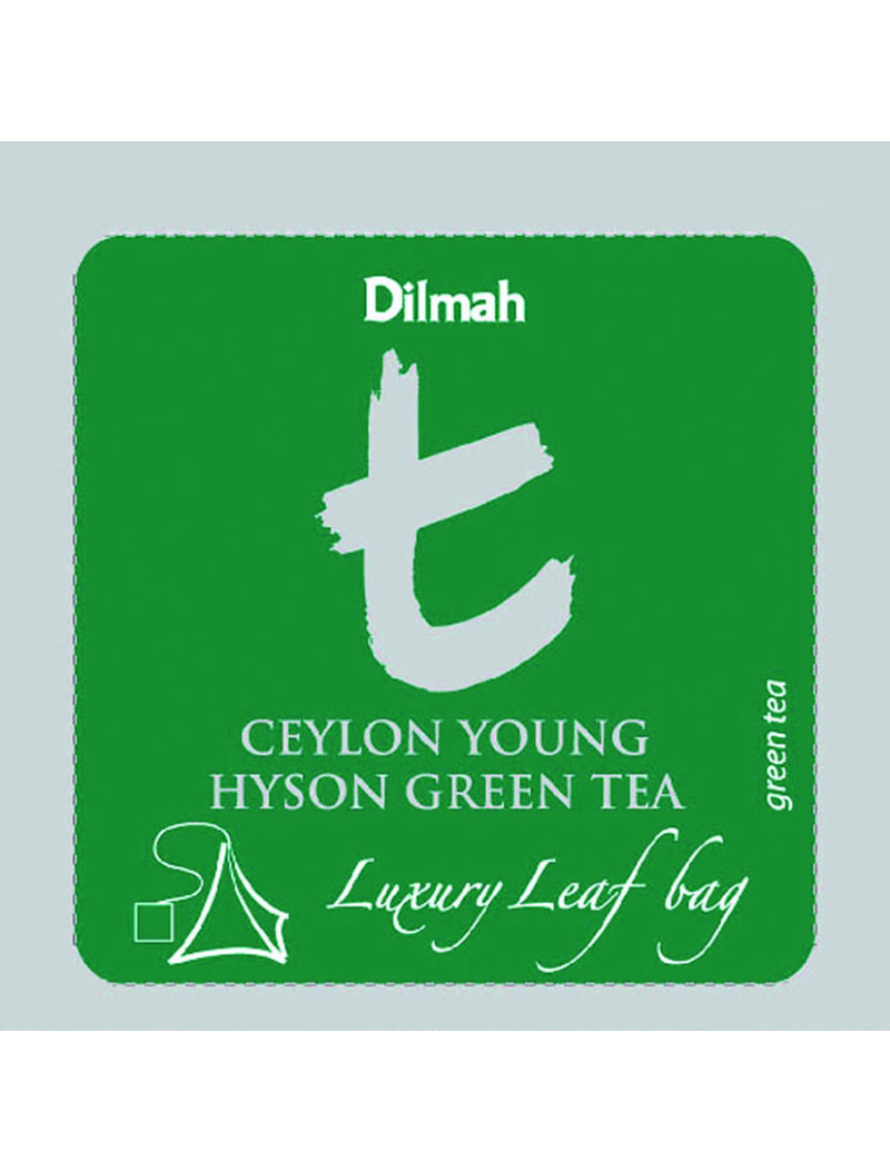 Thé vert de Ceylan Young Hyson - Boîte 50 sachets | DILMAH