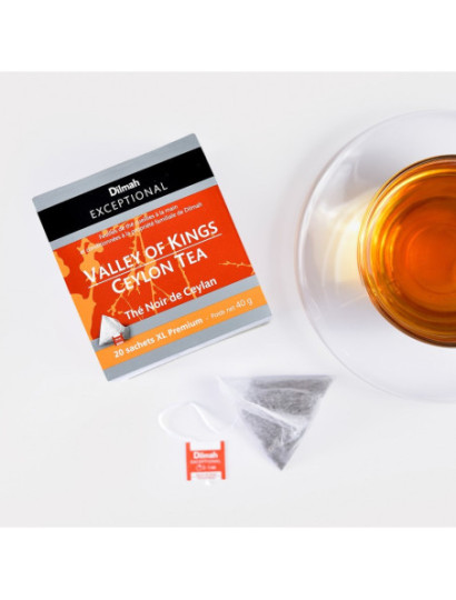 thé noir de Ceylan Valley of Kings en sachets