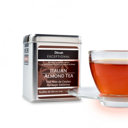 thé noir de Ceylan aromatisé à l'amande infusé
