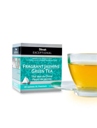 Thé vert de Chine au Jasmin en sachets infusé