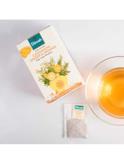 Infusion de Rooibos vert à la Cardamome et au Gingembre sachets