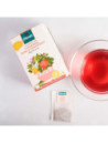 Infusion aux agrumes et à la rose en sachet