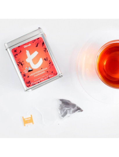 Thé noir de Ceylan aromatisé à la mandarine en sachets